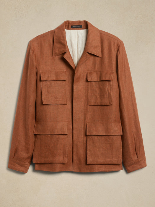 Bastian Linen Jacket