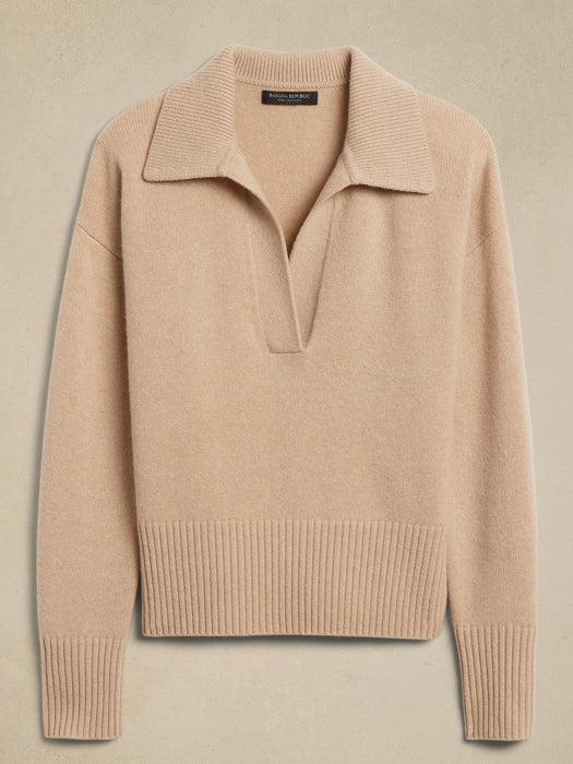 Luna Cashmere Sweater Polo