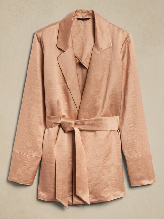 Brigitte Satin Blazer