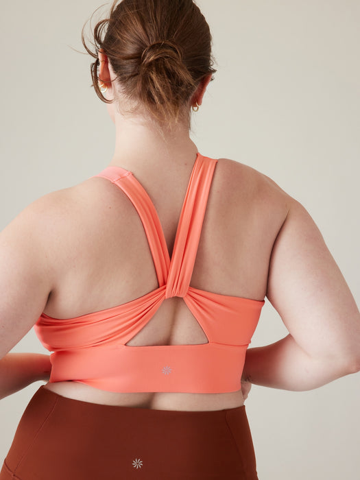 Warrior Twist Longline Bra D&#45DD