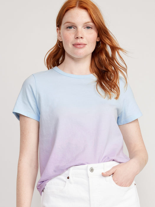 EveryWear Crew-Neck Ombré T-Shirt for Women