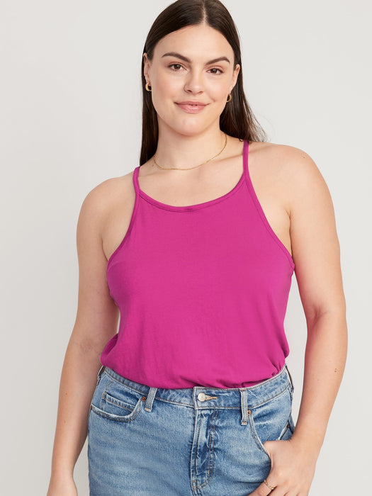 Relaxed Halter Tank Top for Women