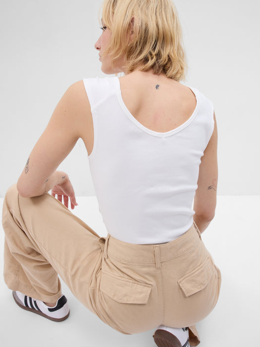 Modern Ruched Tank Top