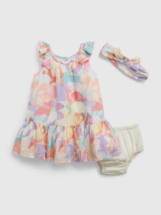 Baby Floral Tiered Dress