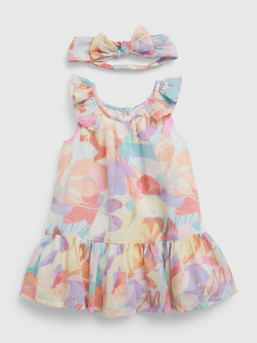 Baby Floral Tiered Dress