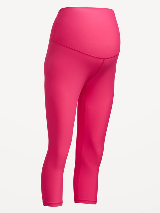 Maternity Full Panel PowerSoft Crop Leggings