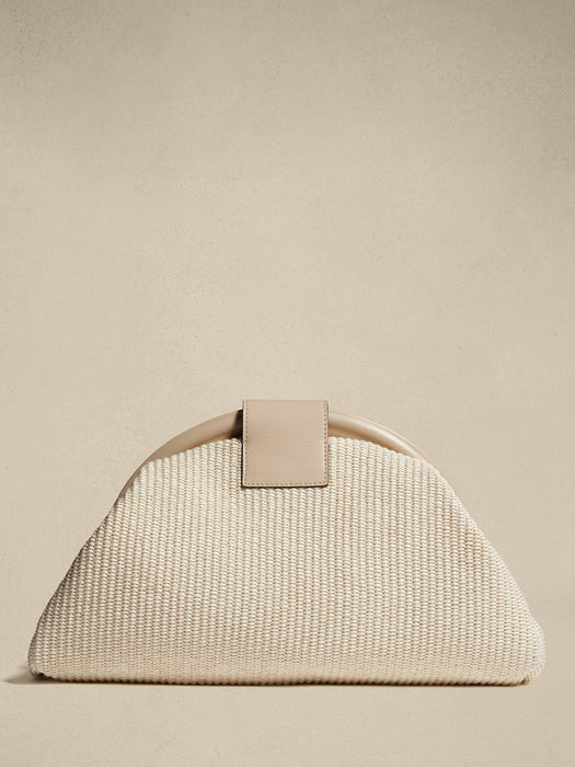 Stella Straw Clutch