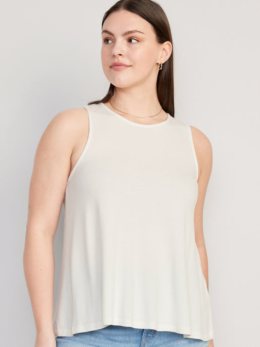 Luxe High-Neck Twist-Back Tank Top for Women