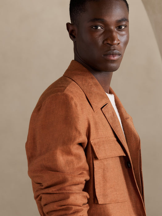 Bastian Linen Jacket