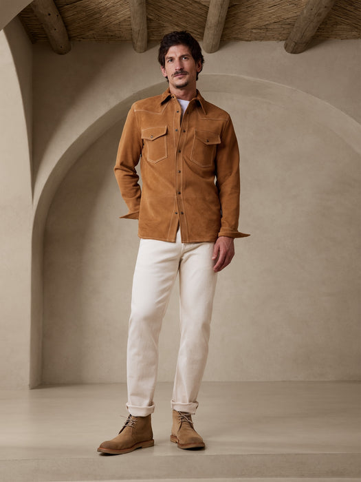 Suede Western Shirt