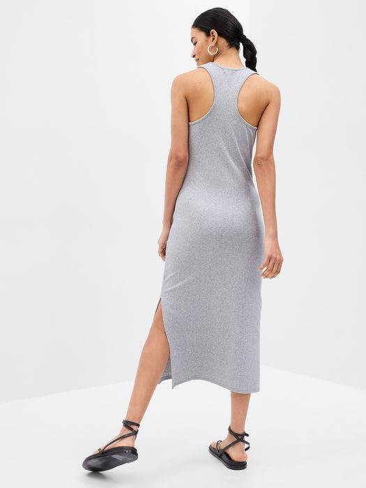 Modern Henley Racerback Midi Dress