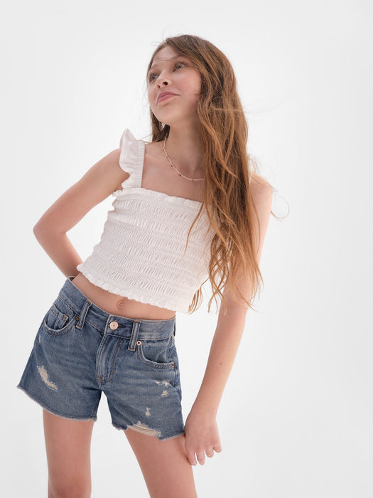 Kids Low Stride Denim Shorts with Washwell