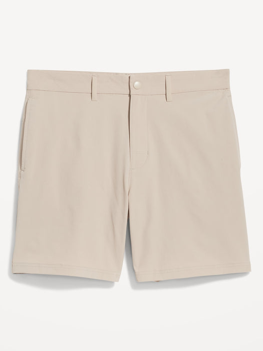 StretchTech Nylon Chino Shorts for Men -- 7-inch inseam