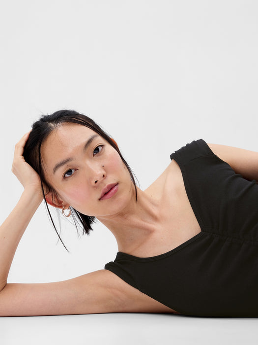 Modern Ruched Tank Top