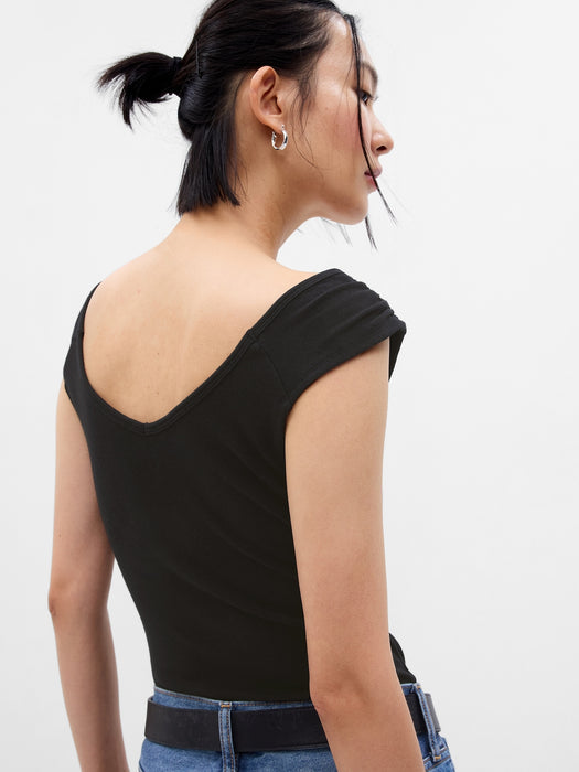Modern Ruched Tank Top