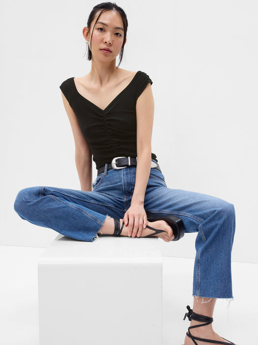 Modern Ruched Tank Top