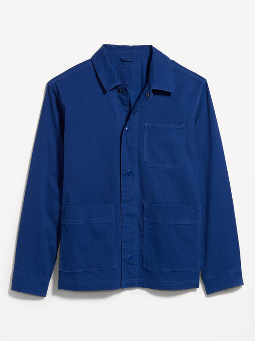 Twill Utility Jacket for Men