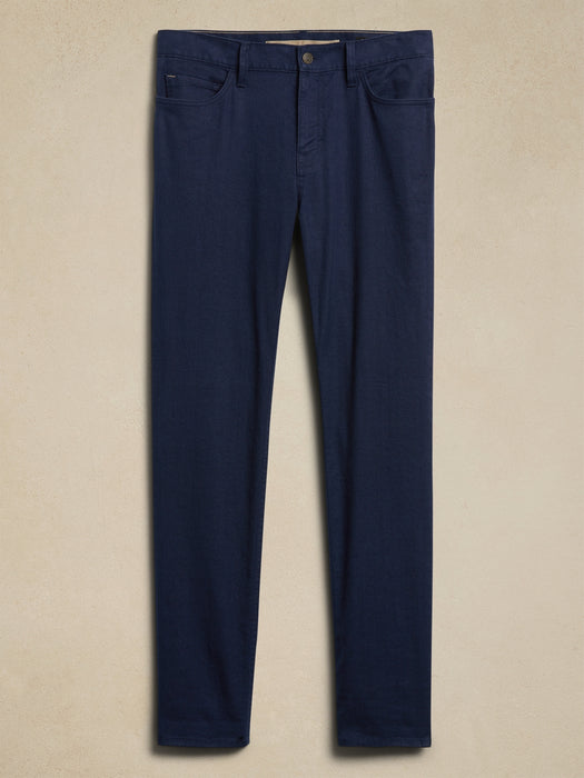 Slim Linen-Cotton Traveler Pant