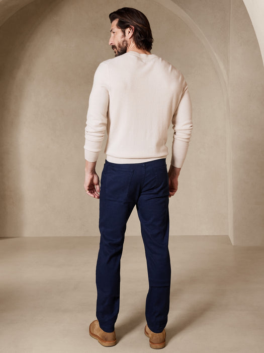 Slim Linen-Cotton Traveler Pant