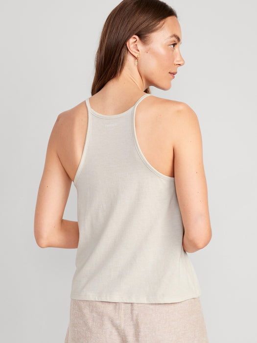 Relaxed Halter Tank Top for Women