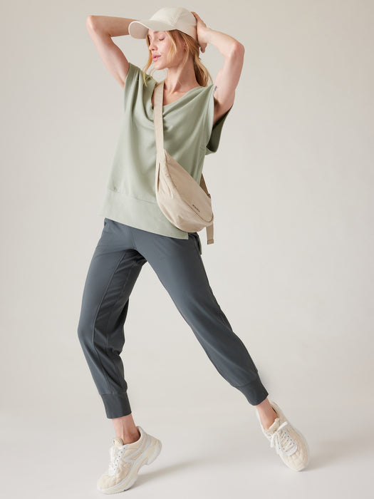 Retroterry V&#45Neck Sweatshirt Tee