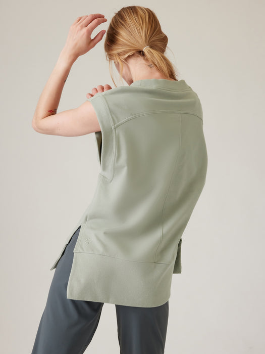 Retroterry V&#45Neck Sweatshirt Tee