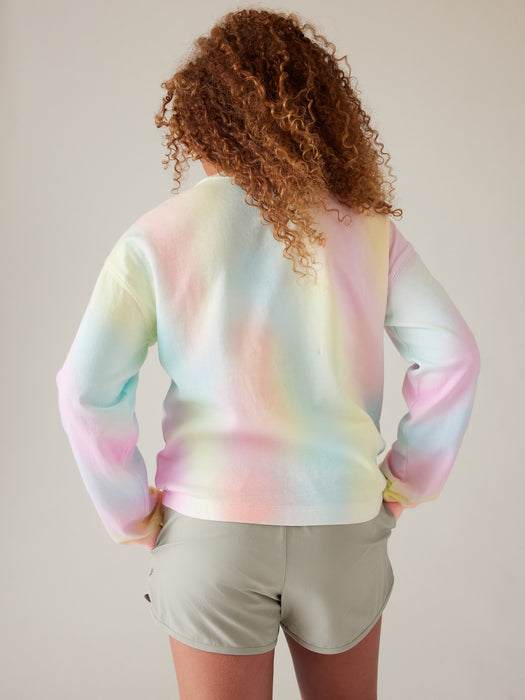 Athleta Girl Rainbow Days Sweatshirt