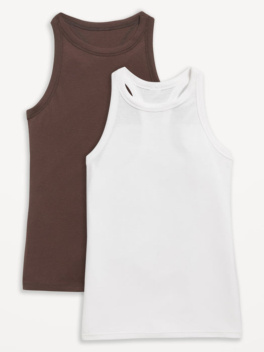 UltraLite Rib-Knit Racerback Tank Top 2-Pack for Women