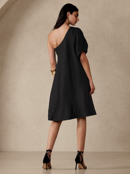 Odile One-Shoulder Linen Dress GAP (International) Odile One-Shoulder Linen Dress GAP (International)