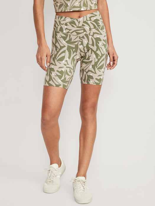 Extra High-Waisted PowerChill Biker Shorts for Women -- 8-inch inseam