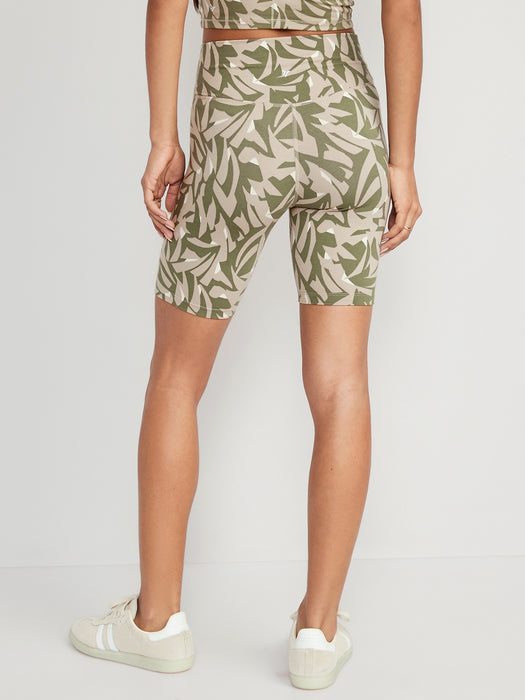 Extra High-Waisted PowerChill Biker Shorts for Women -- 8-inch inseam