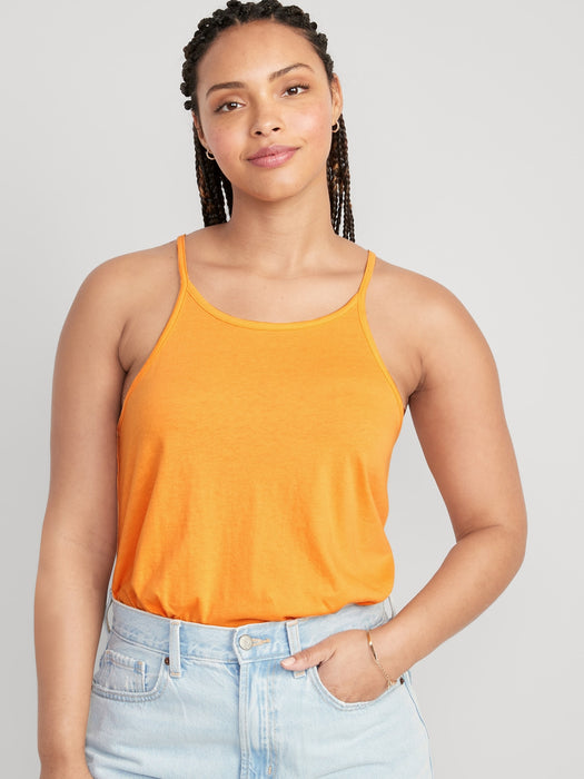 Relaxed Halter Tank Top for Women