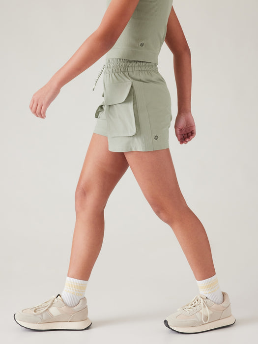 Athleta Girl Backpackin' Cargo 3" Short