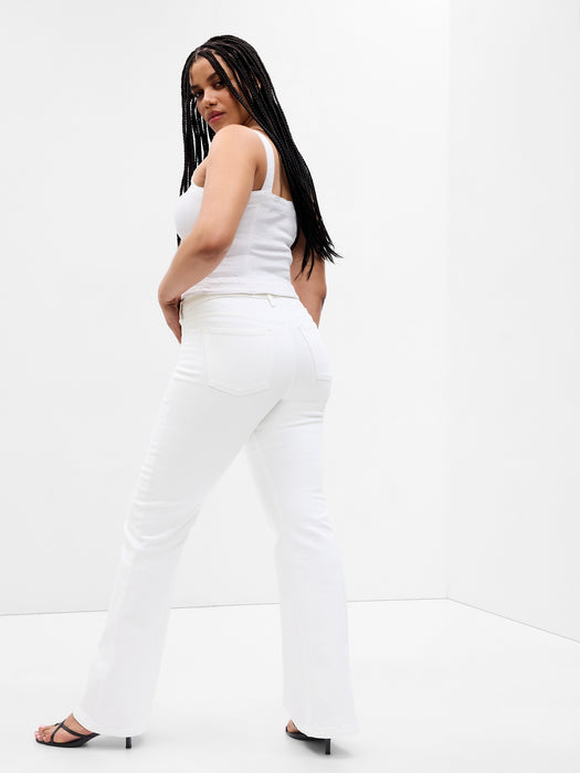 Low Rise '70s Flare Jeans with Washwell