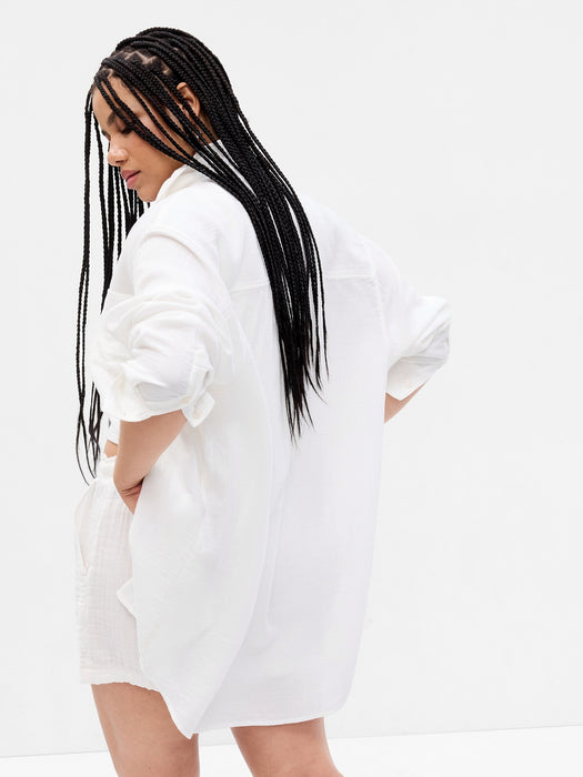 Crinkle Gauze Weekend Tunic