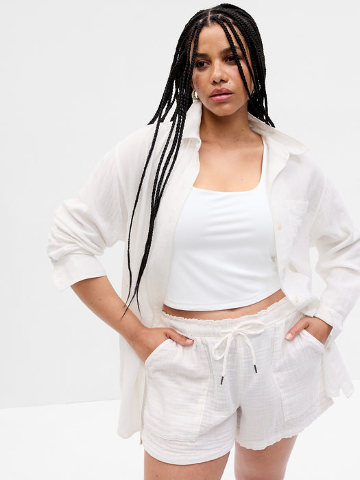 Crinkle Gauze Weekend Tunic