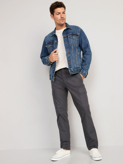 Straight Oxford Cargo Pants