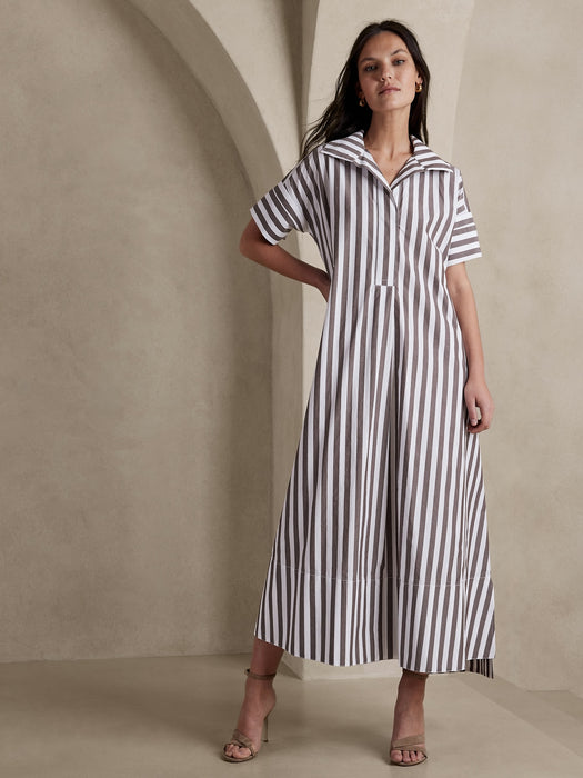 Rhyah Poplin Maxi Dress