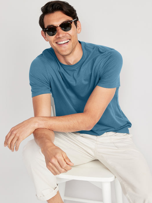 Soft-Washed Crew-Neck T-Shirt for Men