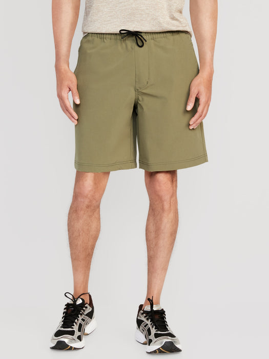 StretchTech Water-Repellent Jogger Shorts for Men -- 9-inch inseam