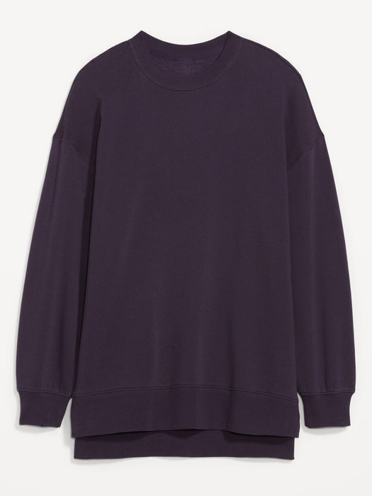 Oversized Boyfriend Tunic Sweatshirt