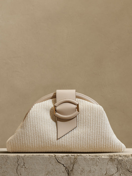 Stella Straw Clutch
