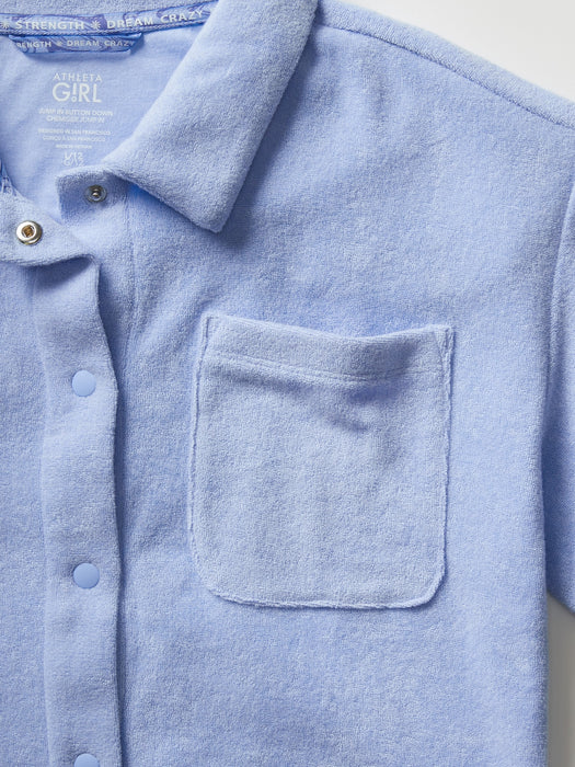 Athleta Girl Jump In Button Down