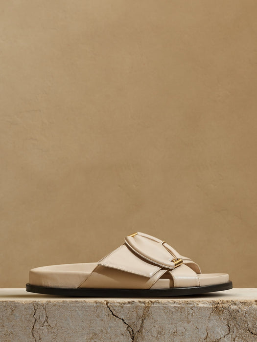 Ravello Leather Slide