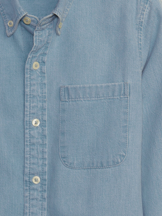 Kids Chambray Button-Up Shirt