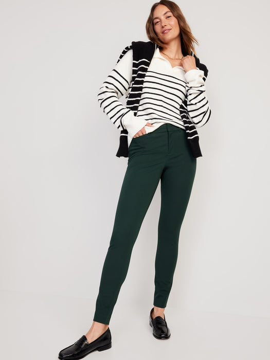 High-Waisted Pixie Skinny Ankle Pants