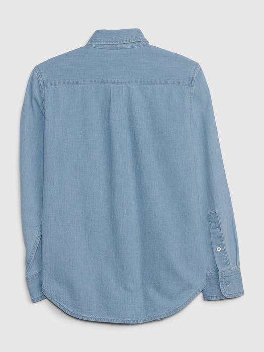 Kids Chambray Button-Up Shirt