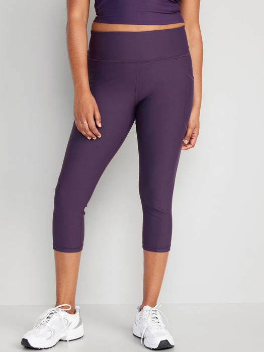 High-Waisted PowerSoft Crop Leggings