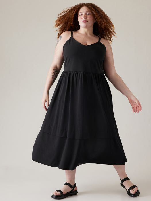 Elation V-Neck Hybrid Dress GAP (International) Elation V-Neck Hybrid Dress GAP (International)