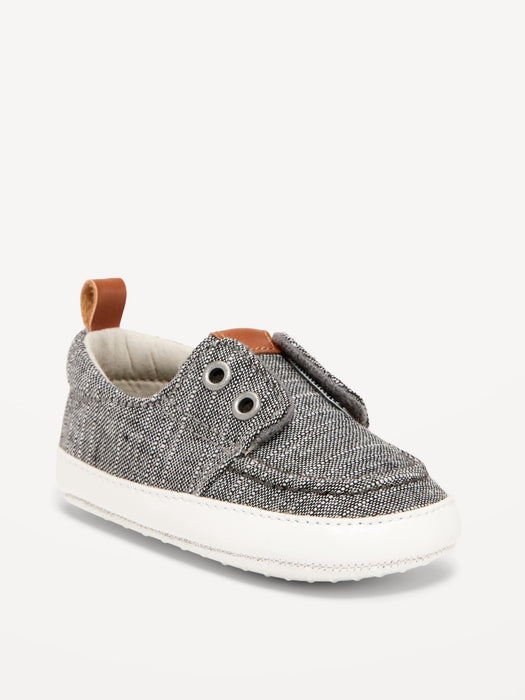 Canvas Boat-Style Sneakers for Baby